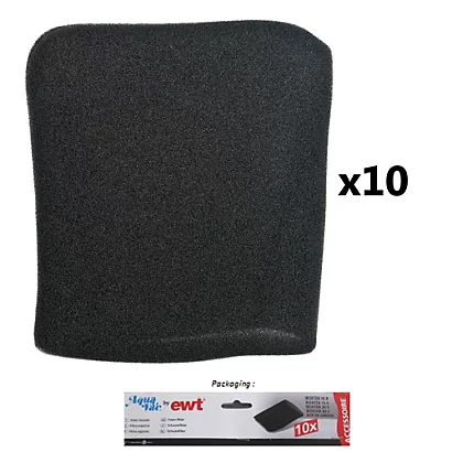 Filtres Mousse EWT Pour Aspirateur Eau Et Poussière CS4 Comfort, Lot De 10 4 Filtres Mousse EWT Pour Aspirateur Eau Et Poussière CS4 Comfort, Lot De 10 – Image 2