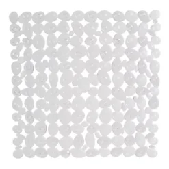 Fond De Douche Antibactérien Pvc Translucide - 54 X 54 Cm - Translucide