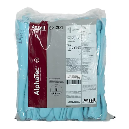 Gants De Ménage Ansell Premium VersaTouch 62-201 Bleus Taille 8, Lot De 10 Paires 5 Gants De Ménage Ansell Premium VersaTouch 62-201 Bleus Taille 8, Lot De 10 Paires – Image 3