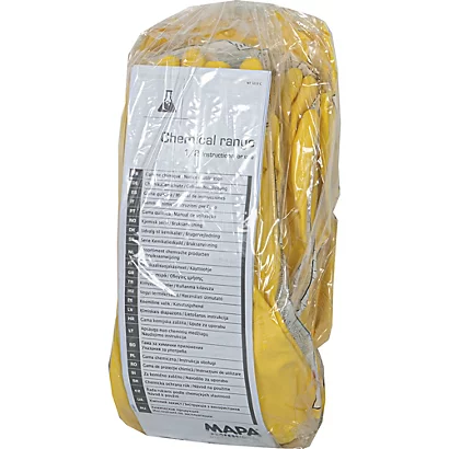 Gants De Ménage Mapa Medio 210 Jaunes Taille 8, Lot De 10 Paires 7 Gants De Ménage Mapa Medio 210 Jaunes Taille 8, Lot De 10 Paires – Image 5