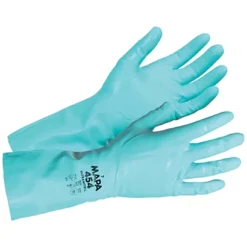 Gants De Ménage Mapa Optimo 454 Verts Taille 8, Lot De 10 Paires