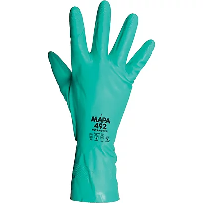 Gants Protection Chimique Nitrile Mapa Ultranitril 492 Taille 7, Lot De 10 Paires 5 Gants Protection Chimique Nitrile Mapa Ultranitril 492 Taille 7, Lot De 10 Paires – Image 3