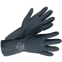 Gants Protection Chimique Néoprène Taille 7, Lot De 10 Paires