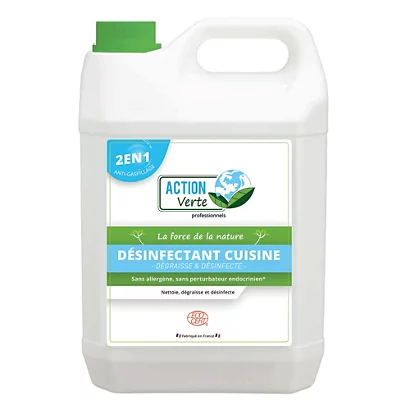 Dégraissant Cuisine Désinfectant écologique 2 En 1 Action Verte 5 L 3 Dégraissant Cuisine Désinfectant écologique 2 En 1 Action Verte 5 L