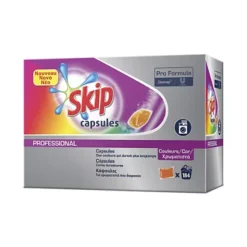 Lessive Capsules Skip Professional Pour Textiles Colorés, Sachet De 46
