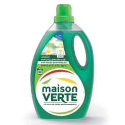 Lessive Liquide écologique Maison Verte Hypoallergénique 40 Lavages