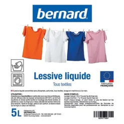 Lessive Liquide Concentrée Bernard Tous Textiles 71 Lavages 6 Lessive Liquide Concentrée Bernard Tous Textiles 71 Lavages -Nettoyage Outils Boutique lessive liquide concentr e bernard textiles 71 lavages 121380 1