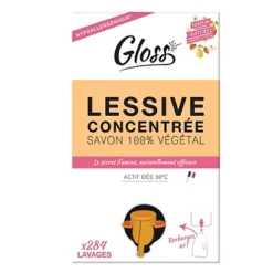 Lessive Liquide Concentrée Gloss Ecocub 284 Lavages