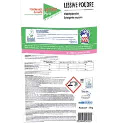 Lessive En Poudre Concentrée écologique Action Verte 222 Lavages 5 Lessive En Poudre Concentrée écologique Action Verte 222 Lavages -Nettoyage Outils Boutique lessive poudre concentr e cologique action verte 222 lavages 145320 1