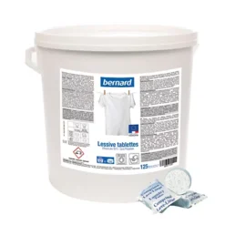 Lessive Tablettes Bernard Tous Textiles, Seau De 125