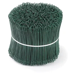 Liens Métal Verts à Boucles 160 Mm Pour Fermeture De Sacs, Lot De 1000