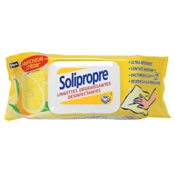 Lingettes Désinfectantes Multi-usages Surfaces Solipropre, étui De 100