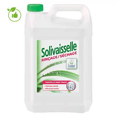Liquide De Rinçage Lave-vaisselle Cycle Court écologique Solivaisselle 5 L 3 Liquide De Rinçage Lave-vaisselle Cycle Court écologique Solivaisselle 5 L