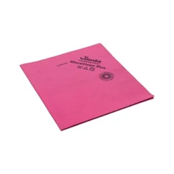 Lot De 5 Lavettes Microfibres Vileda MicroClean Plus Rouges
