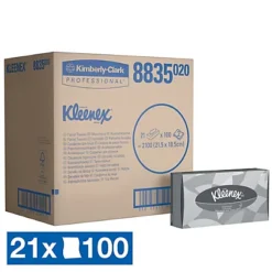 Mouchoirs Kleenex, 21 Boites De 100 Mouchoirs -Nettoyage Outils Boutique mouchoirs kleenex 21 boites 100 mouchoirs 259830 2