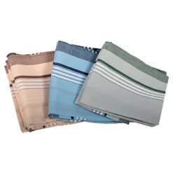 Mouchoirs En Tissu, Coloris Assortis Clair, Lot De 12 Mouchoirs -Nettoyage Outils Boutique mouchoirs tissu coloris assortis clair lot 12 mouchoirs 294950 3