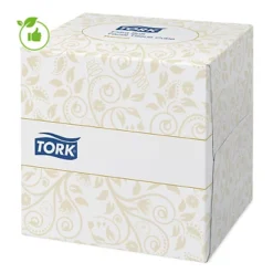Mouchoirs Tork Extra-doux, 30 Boîtes Cubiques De 100 Mouchoirs