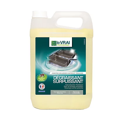 Nettoyant Dégraissant Surpuissant HACCP Le Vrai 5 L 3 Nettoyant Dégraissant Surpuissant HACCP Le Vrai 5 L