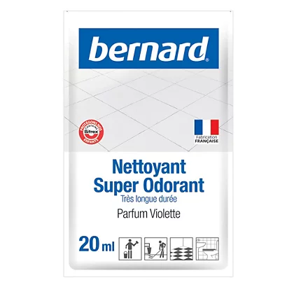 Nettoyant Surodorant Bernard Violette 20 Ml, Lot De 250 Doses 3 Nettoyant Surodorant Bernard Violette 20 Ml, Lot De 250 Doses