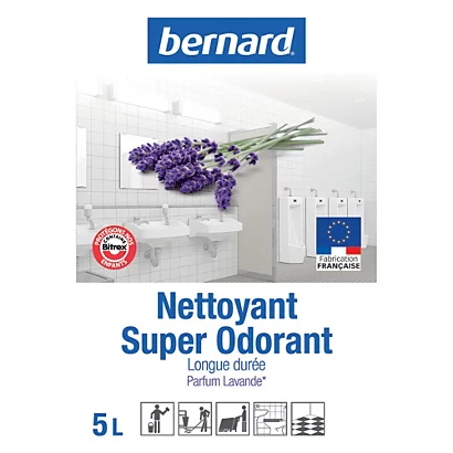 Nettoyant Surodorant Avec Bitrex à PH Neutre Bernard Lavande 5 L 4 Nettoyant Surodorant Avec Bitrex à PH Neutre Bernard Lavande 5 L – Image 2