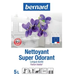 Nettoyant Surodorant Avec Bitrex à PH Neutre Bernard Violette 5 L -Nettoyage Outils Boutique nettoyant surodorant bitrex ph neutre bernard violette 5 057570 1