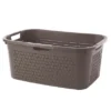 Panier à Linge Country Taupe 40 L -Nettoyage Outils Boutique panier linge country taupe 40 207340