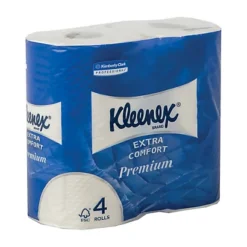 Papier Toilette Kleenex 4 épaisseurs, Lot De 24 Rouleaux -Nettoyage Outils Boutique papier toilette kleenex 4 paisseurs lot 24 rouleaux 284860 2