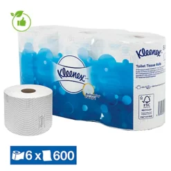 Papier Toilette Kleenex XXL 2 épaisseurs, Lot De 6 Rouleaux