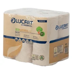 Papier Toilette Lucart EcoNatural 12 2 épaisseurs, Lot De 96 Rouleaux -Nettoyage Outils Boutique papier toilette lucart econatural 12 2 paisseurs lot 96 rouleaux 086280 2