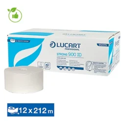 Papier Toilette Lucart Identity Pure Ouate, Lot De 12 Bobines