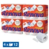 Papier Toilette Renova Magic 2 épaisseurs, Lot De 48 Rouleaux