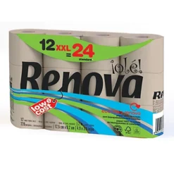 Papier Toilette Renova Olé XXL 2 épaisseurs, Lot De 12 Rouleaux -Nettoyage Outils Boutique papier toilette renova ol xxl 2 paisseurs lot 12 rouleaux 087680 2