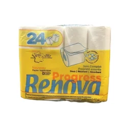 Papier Toilette Renova Progress 2 épaisseurs, Lot De 24 Rouleaux -Nettoyage Outils Boutique papier toilette renova progress 2 paisseurs lot 24 rouleaux 087660 2