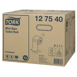 Papier Toilette Tork Mid-size Universal, Colis De 27 Rouleaux -Nettoyage Outils Boutique papier toilette tork mid size universal colis 27 rouleaux 279280 3