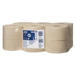 Papier Toilette Tork Natural Mini Jumbo Advanced T2 2 épaisseurs, Lot De 12 Rouleaux -Nettoyage Outils Boutique papier toilette tork natural mini jumbo advanced t2 2 paisseurs lot 12 rouleaux 089610 2