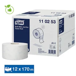 Papier Toilette Tork Premium, Lot De 12 Mini Bobines