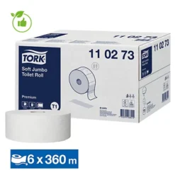 Papier Toilette Tork Premium, Lot De 6 Maxi Bobines