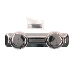 Patère 2 Têtes En Acier Chromé -Nettoyage Outils Boutique pat re 2 acier chrom 249920 2