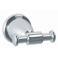 Patère 2 Têtes - Sanea - Chrome