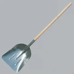 Pelle Aluminium Tête 33 Cm Manche En Bois 120 Cm