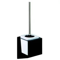 Porte-balayette Mural - Epure - Metal - Gris Manganèse