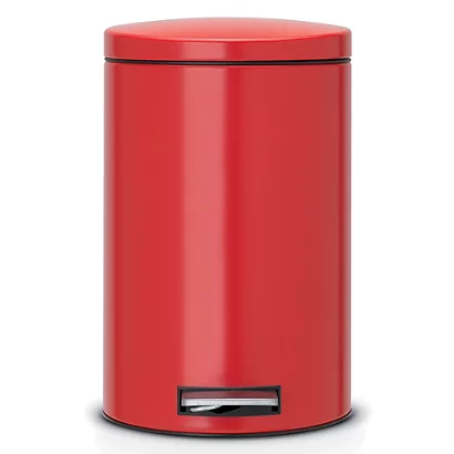 Poubelle 12 L Brabantia à Couvercle Silencieux Rouge 3 Poubelle 12 L Brabantia à Couvercle Silencieux Rouge