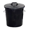Poubelle Caoutchouc Noire 75 L -Nettoyage Outils Boutique poubelle caoutchouc noire 75 461130