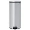Poubelle NewIcon Brabantia 30 L Gris Métal -Nettoyage Outils Boutique poubelle newicon brabantia 30 gris tal 446836