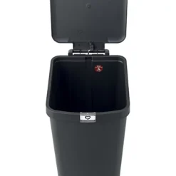 Poubelle à Pédale 40 L Step Up, Coloris Gris Foncé -Nettoyage Outils Boutique poubelle p dale 40 step up coloris gris fonc 460550 2