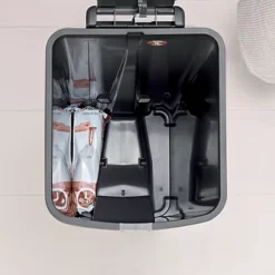 Poubelle à Pédale 40 L Step Up, Coloris Gris Foncé -Nettoyage Outils Boutique poubelle p dale 40 step up coloris gris fonc 460550 4