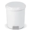 Poubelle à Pédale Plastique Blanche 1er Prix 6 L -Nettoyage Outils Boutique poubelle p dale plastique blanche 1er prix 6 442070