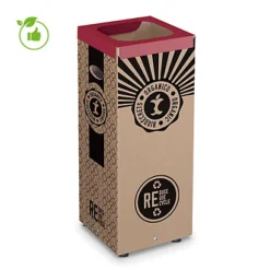 Poubelles En Carton Pour Tri Sélectif Biodéchets 60 L