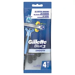 Rasoirs Jetables Gillette Blue 3, Le Blister De 4