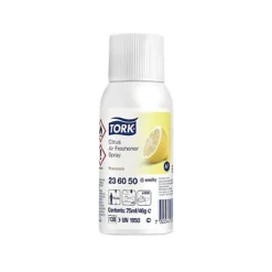 Recharge Pour Diffuseur De Parfum Tork A1 Citron, 12 Aérosols De 75 Ml